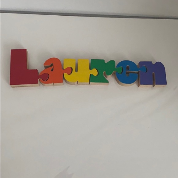 Lauren Rainbow Sign - Picture 2 of 3